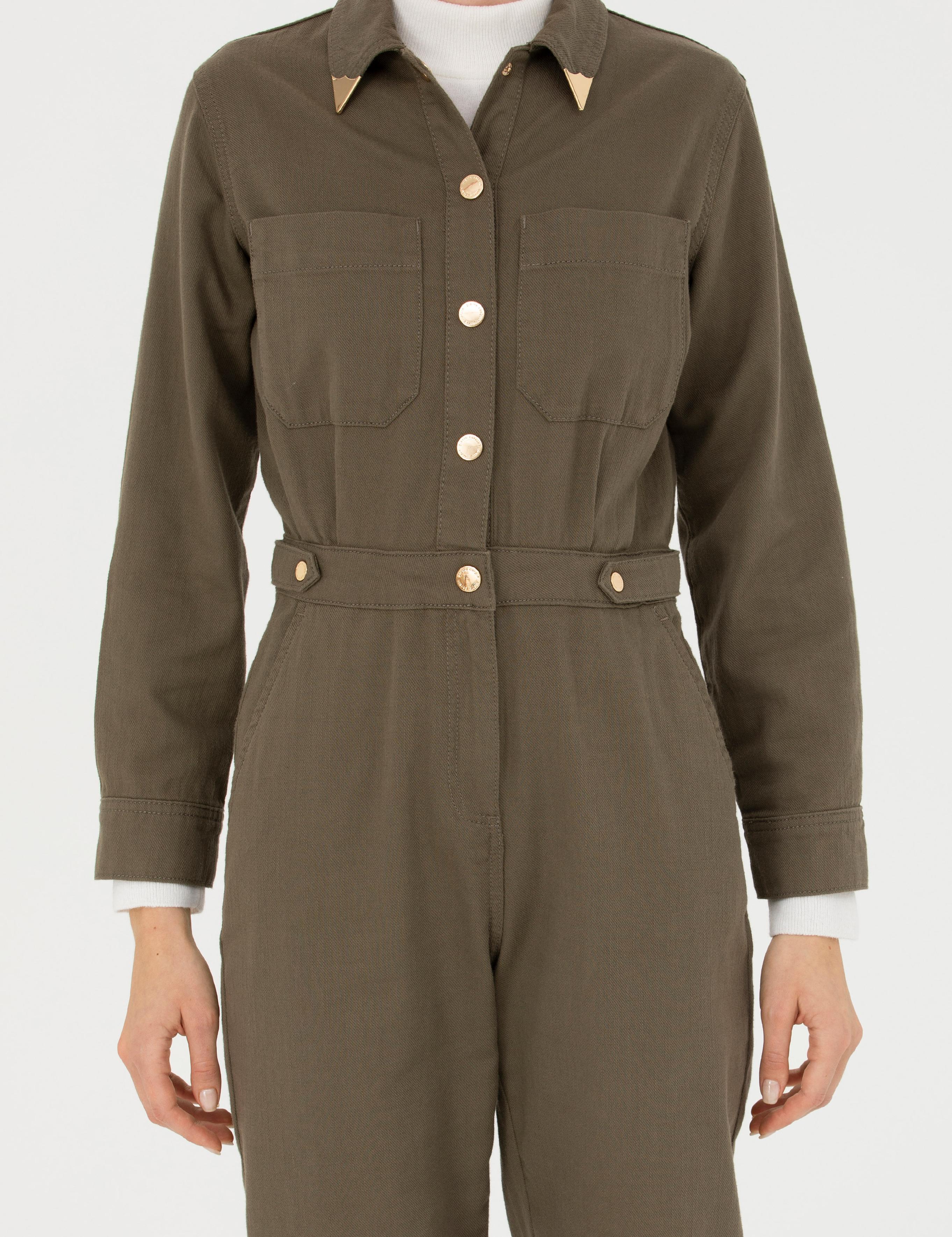 Kahverengi Dokuma Tulum