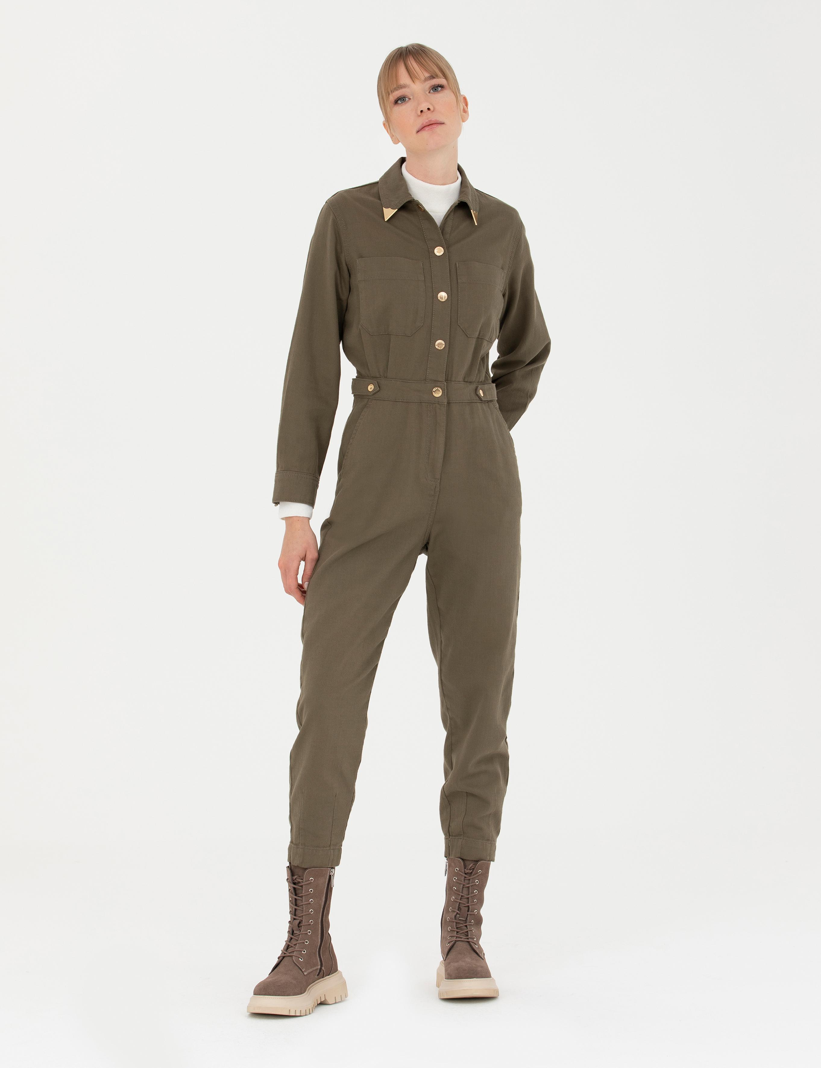 Kahverengi Dokuma Tulum