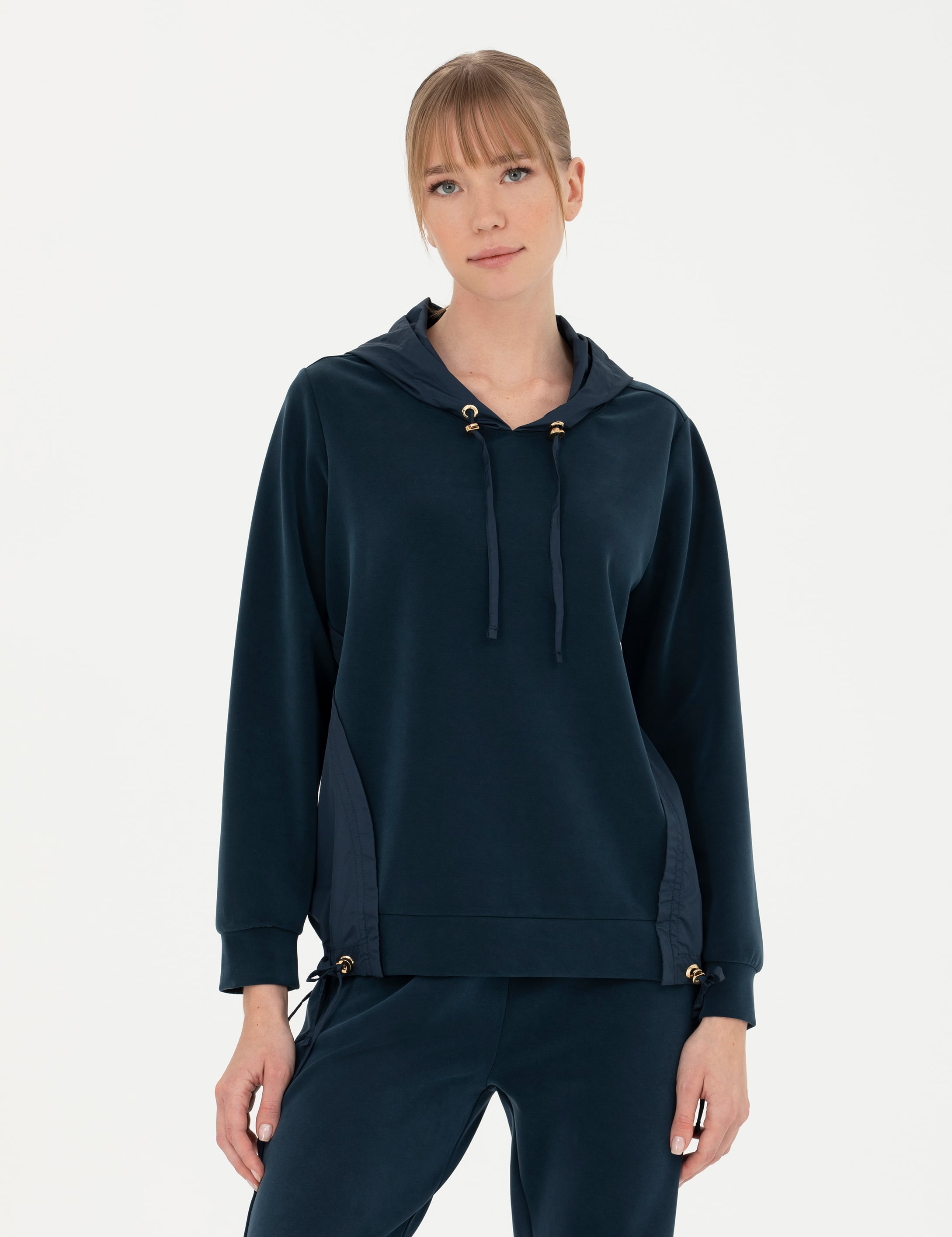 Lacivert Comfort Fit Sweatshirt