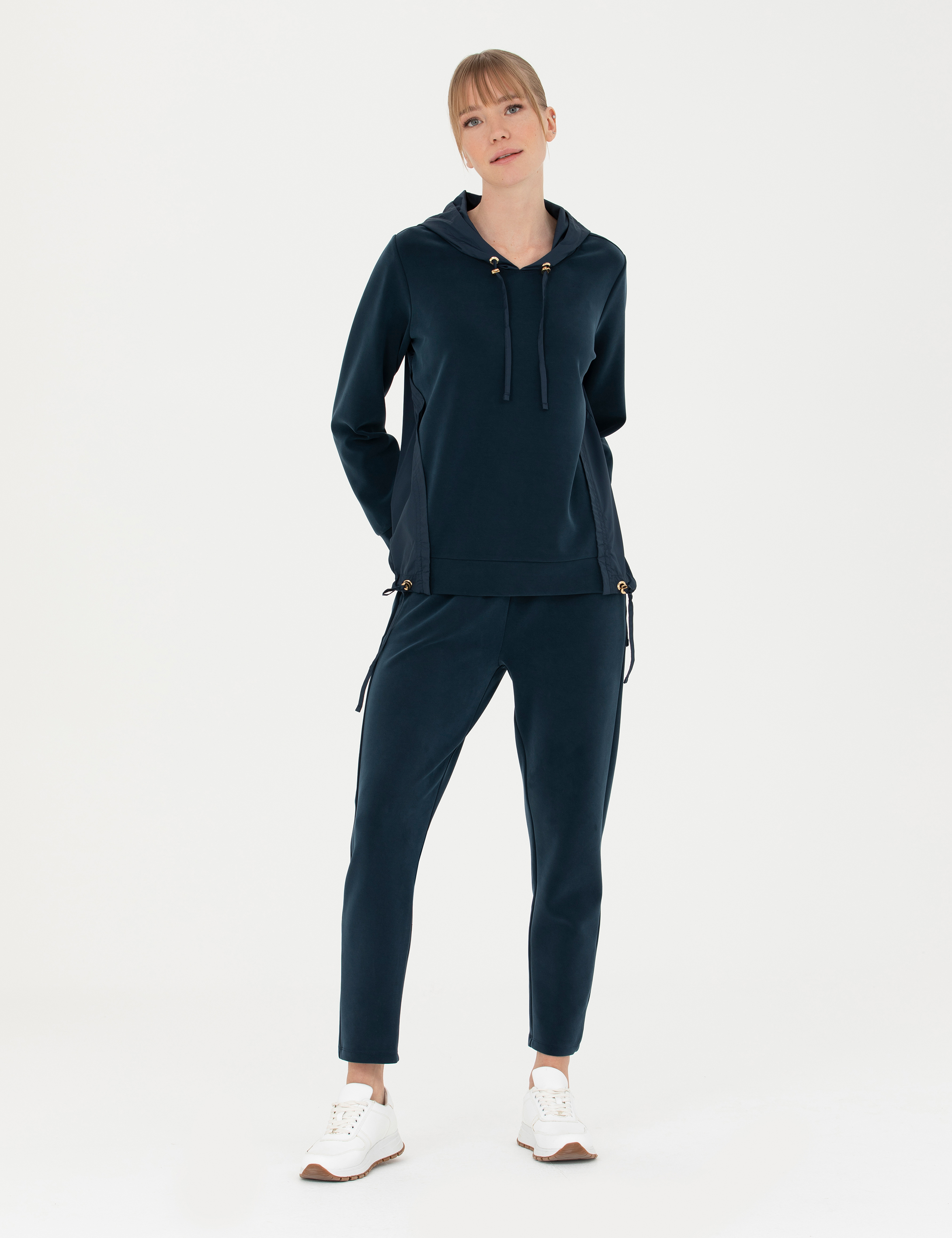 Lacivert Comfort Fit Sweatshirt - Image 4