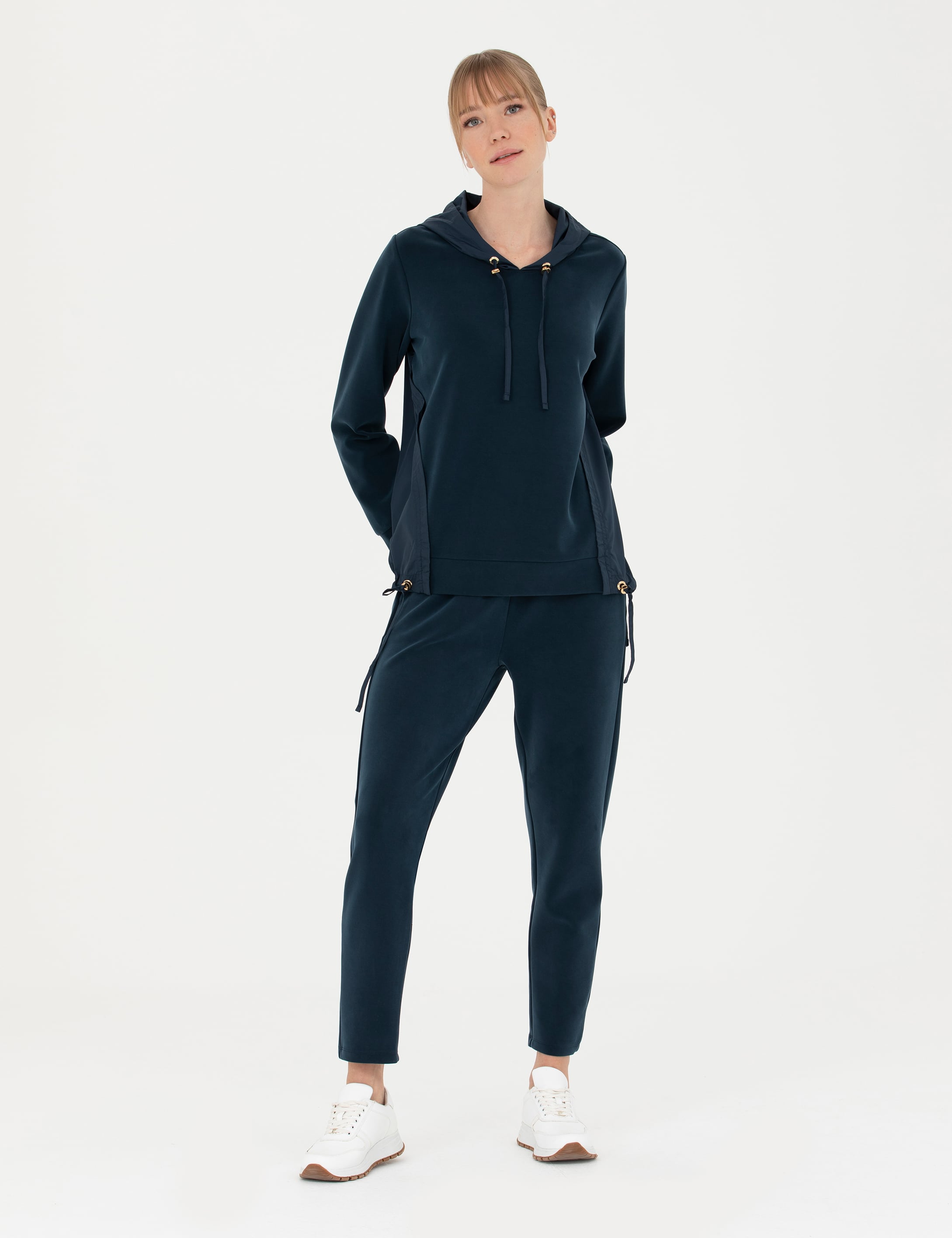Lacivert Comfort Fit Sweatshirt