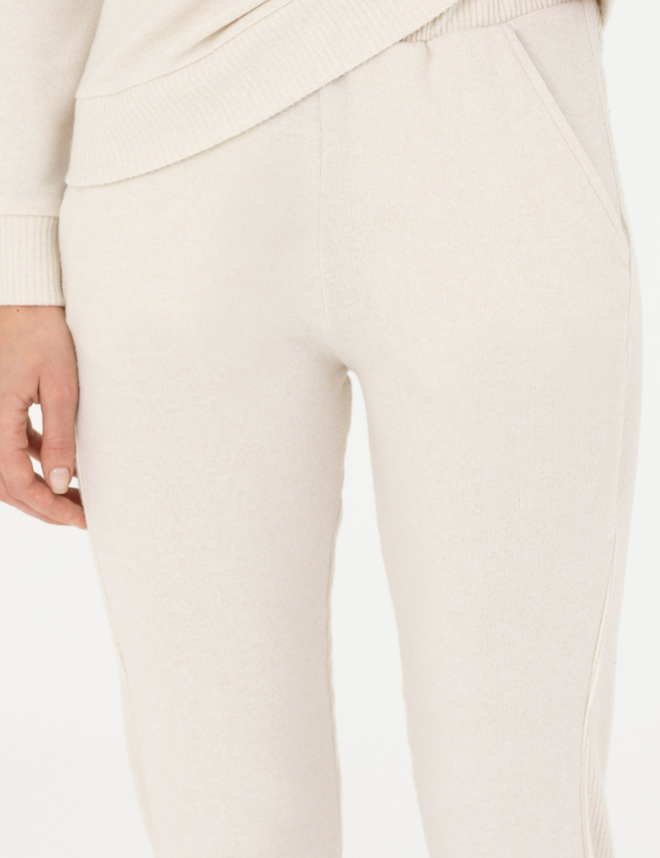 Krem Pijama Takımı