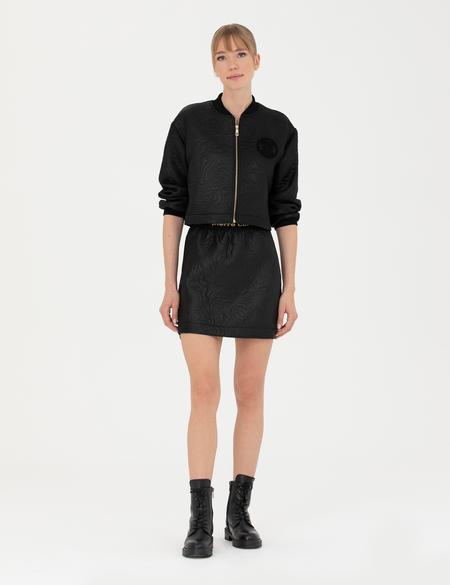 Siyah A Kesim Dokuma Etek - 50273122001