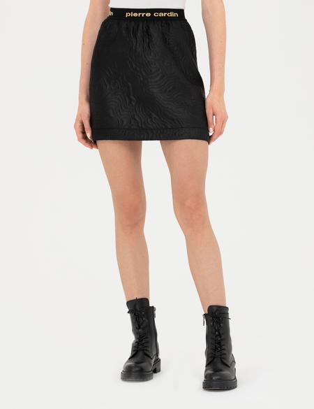 Siyah A Kesim Dokuma Etek - 50273122001