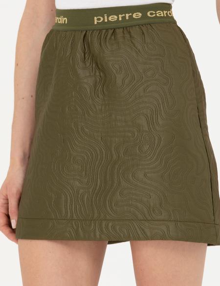 Haki A Kesim Dokuma Etek - 50273122007