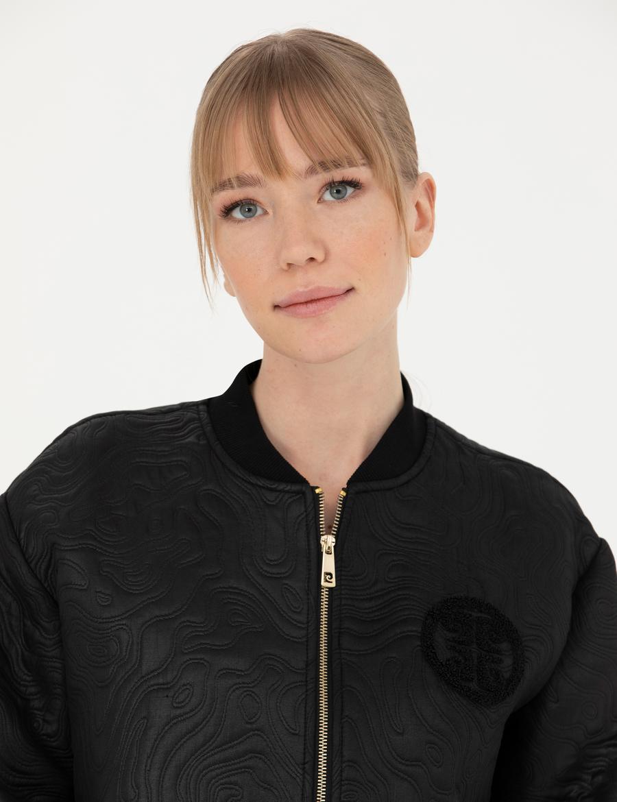 Siyah Crop Top Ceket