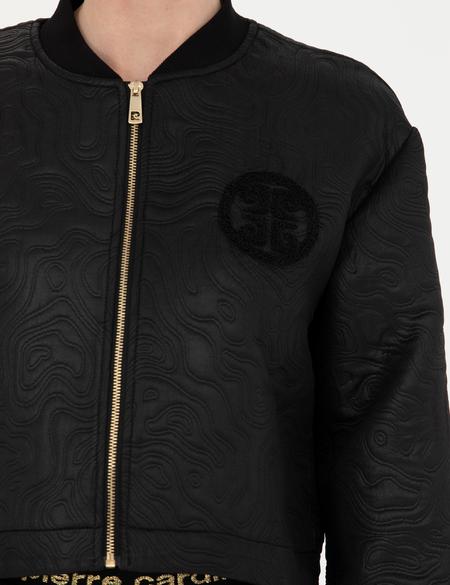 Siyah Crop Top Ceket - 50273093003