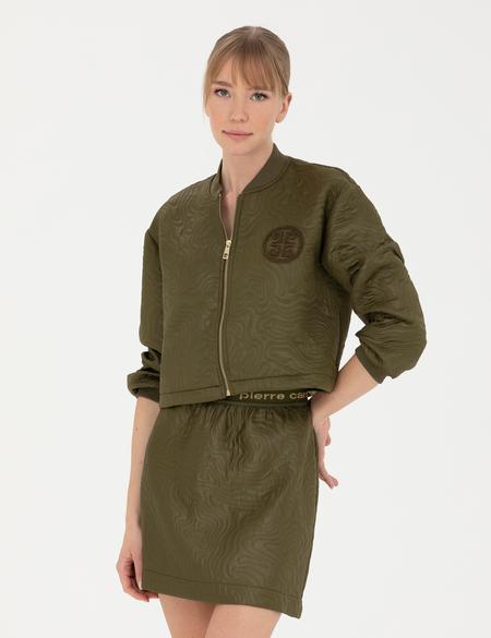 Haki Crop Top Ceket - 50273093009