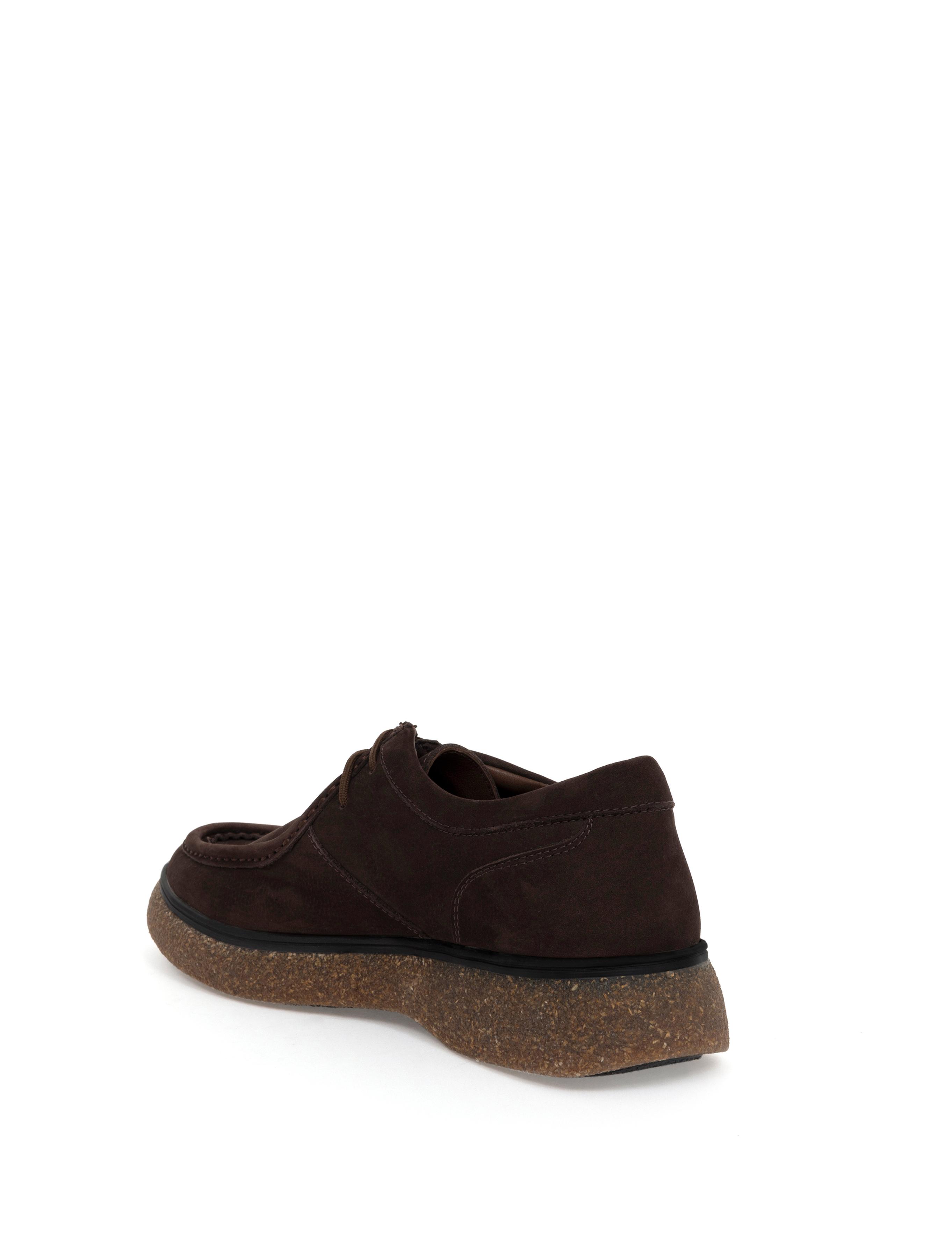 Kahverengi %100 Deri Casual Ayakkabı