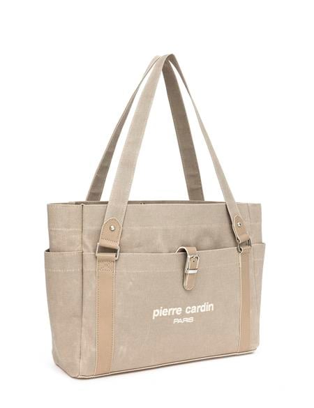 Bej Kanvas Kol Çantası - 50290190002