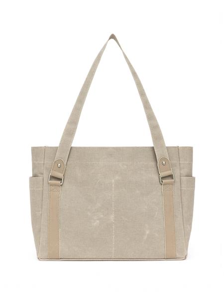 Bej Kanvas Kol Çantası - 50290190002