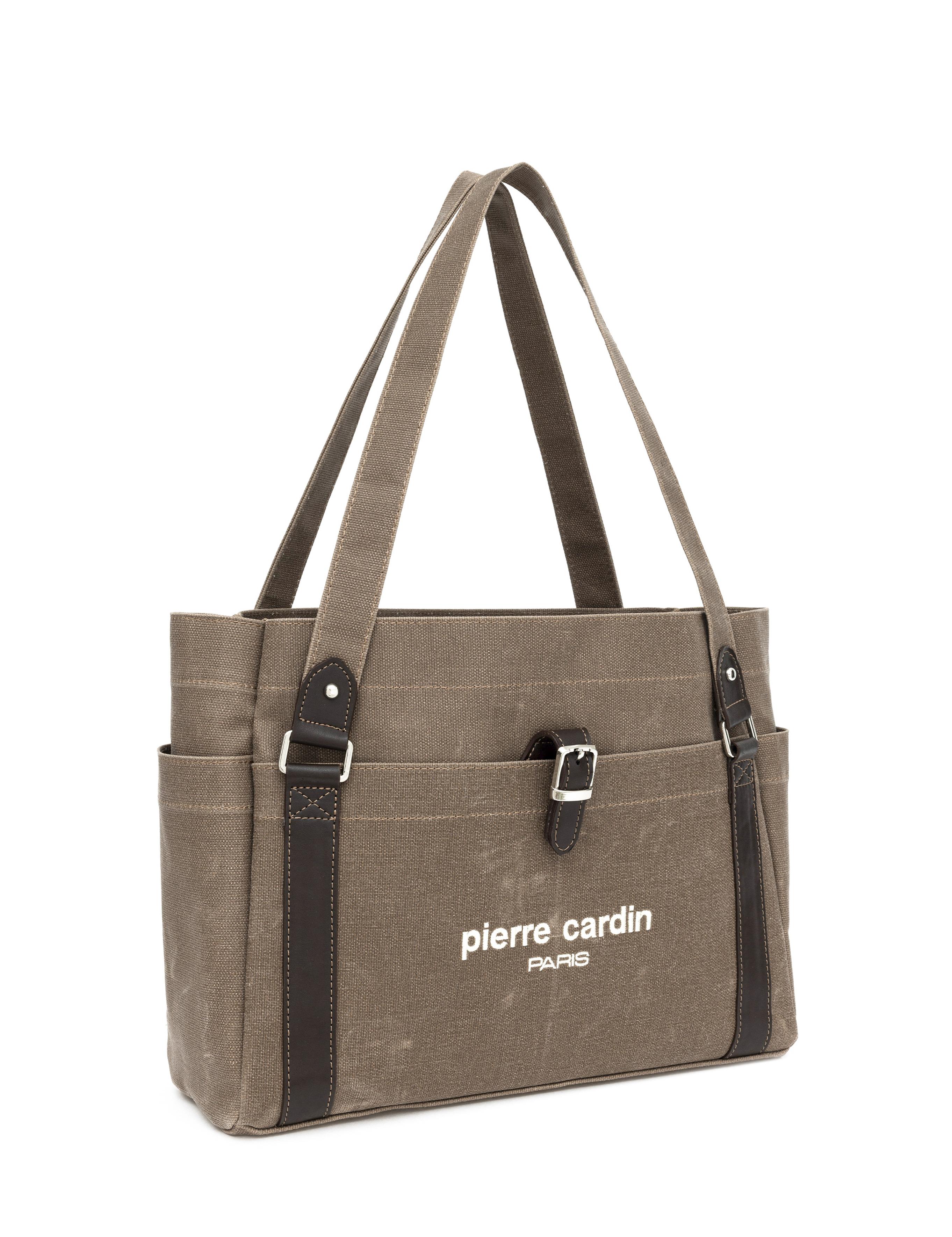 Kahverengi Kanvas Kol Çantası