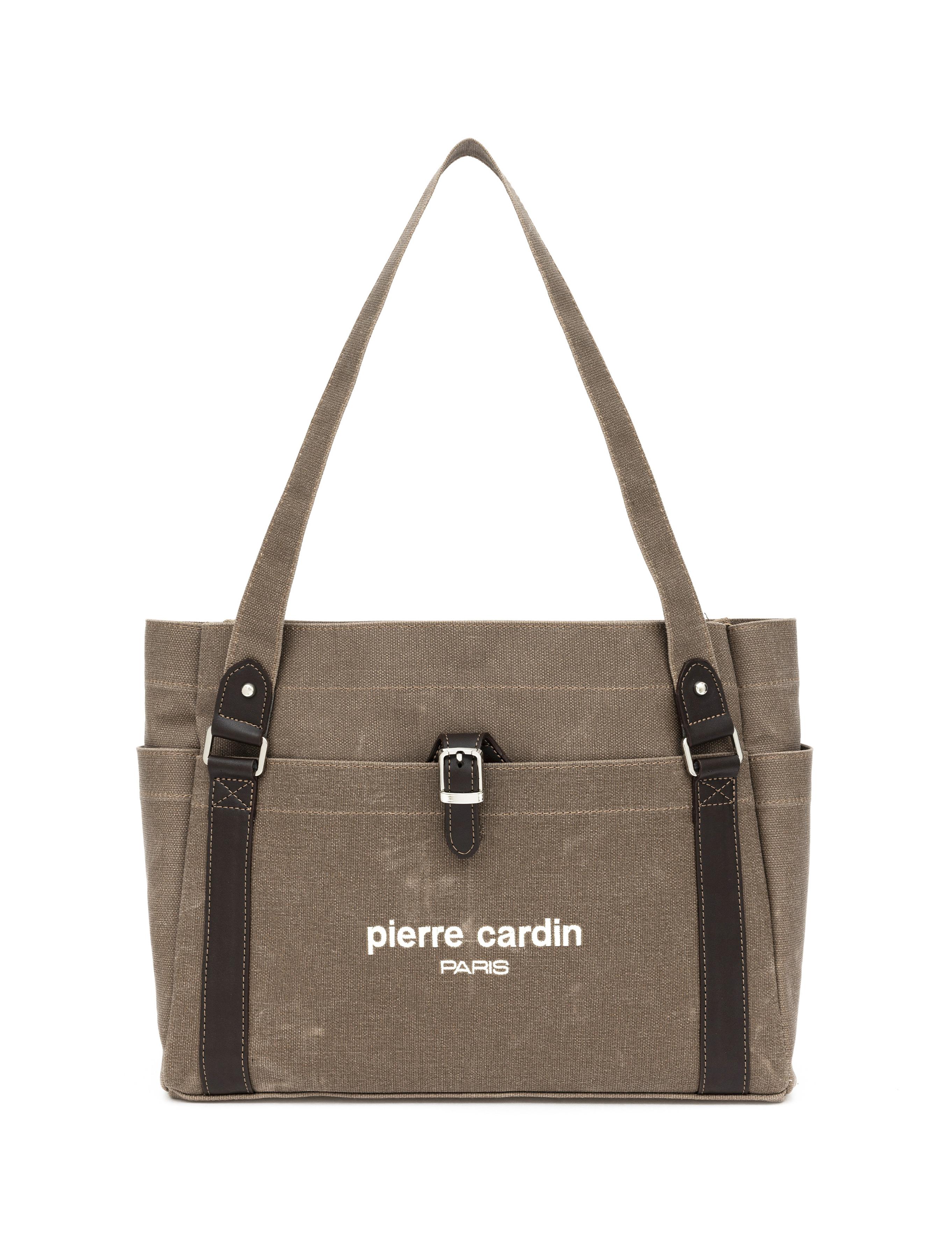 Kahverengi Kanvas Kol Çantası