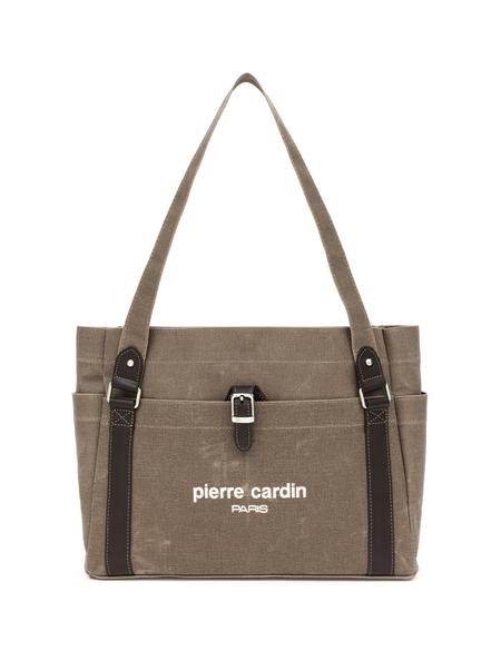 Kahverengi Kanvas Kol Çantası - 50290190003