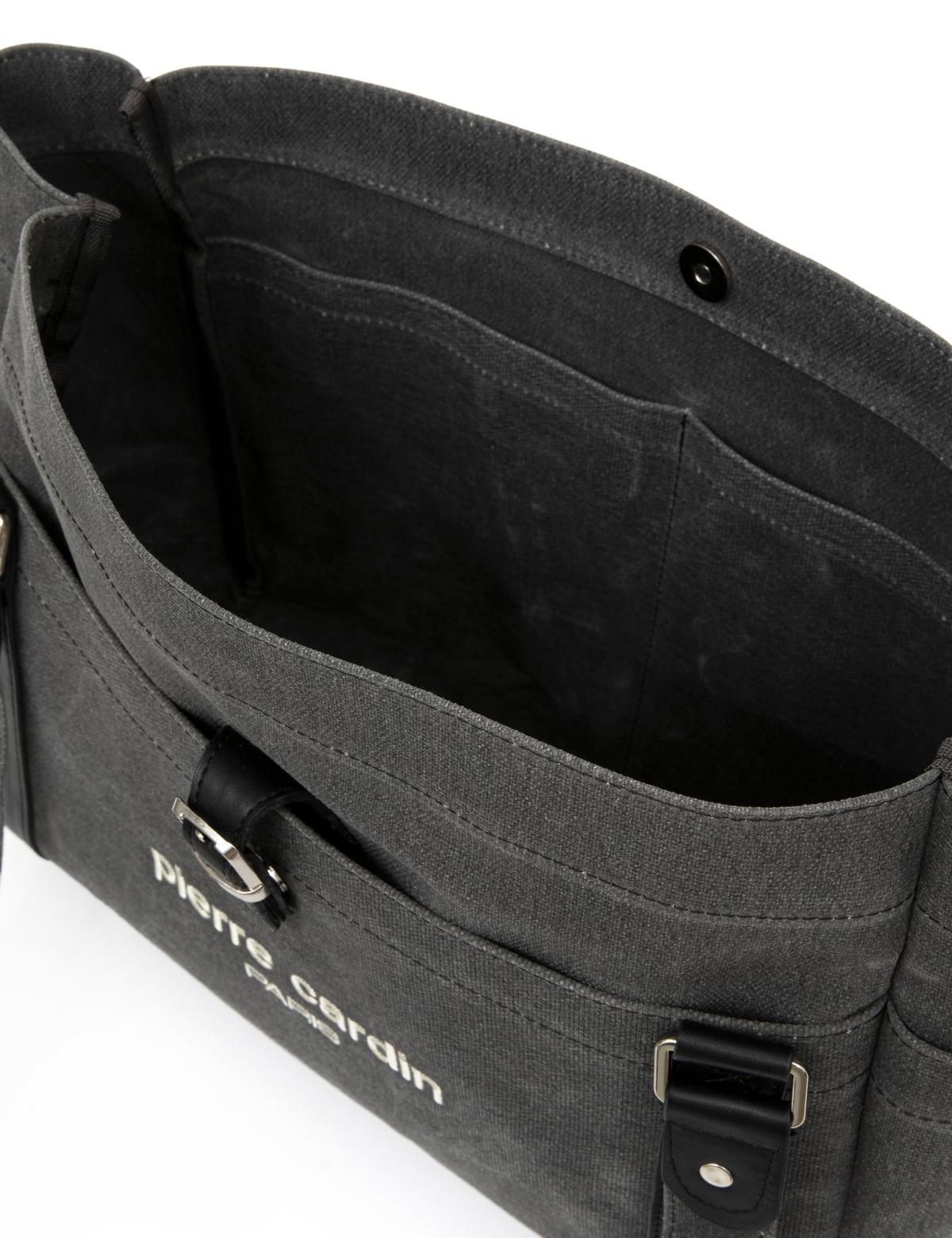Siyah Kanvas Kol Çantası - 50290190001