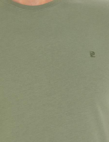 Haki Slim Fit Basic Tişört - 50289335026