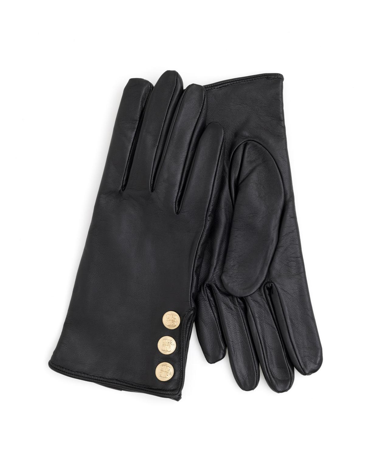 Siyah Deri Eldiven - 50287414001