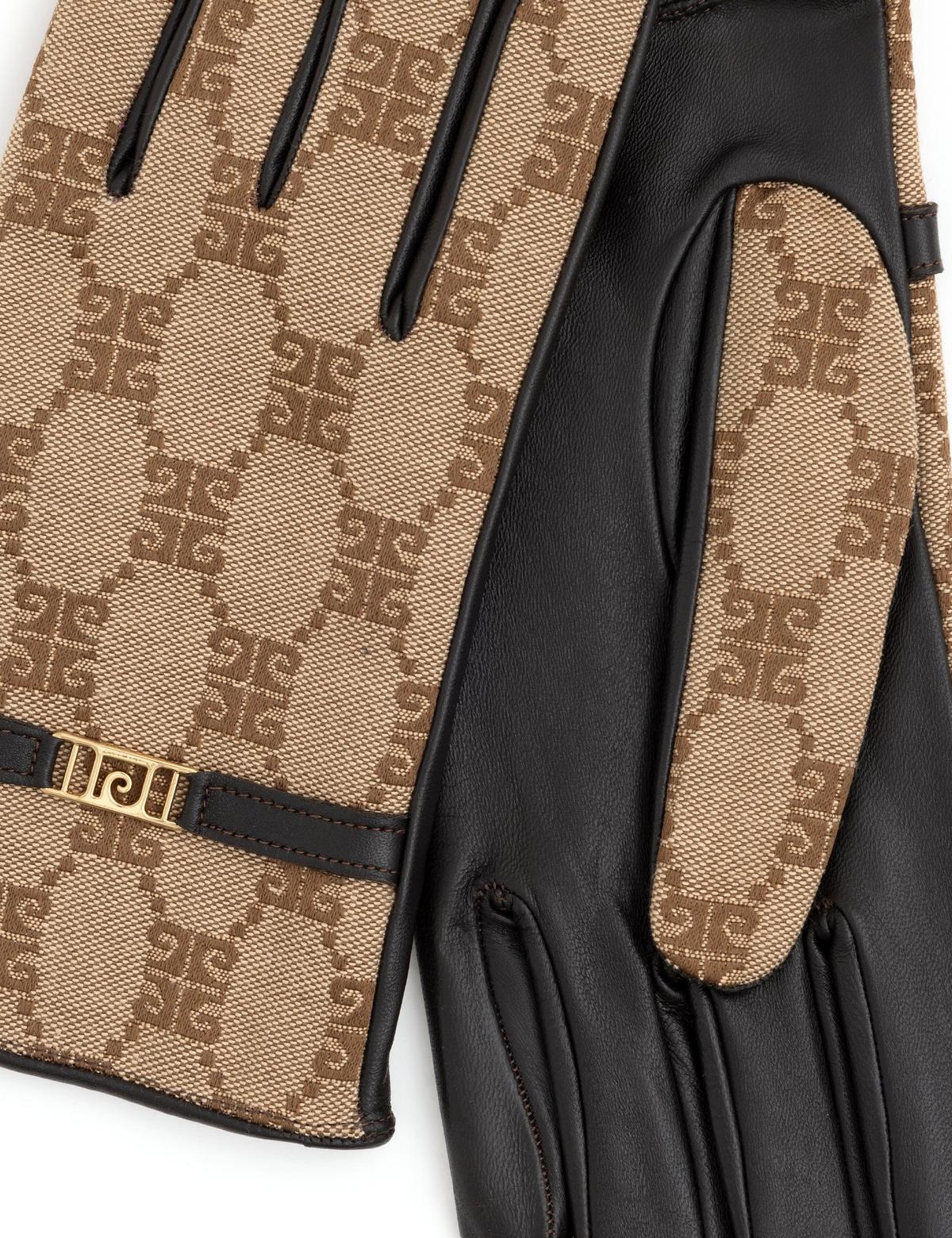 Kahverengi Deri Eldiven - 50287416001