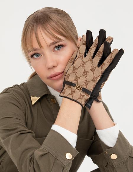 Kahverengi Deri Eldiven - 50287416001