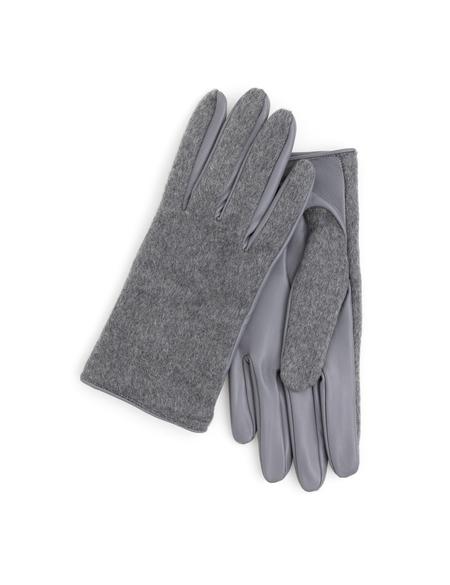 Gri Deri Eldiven - 50287418001
