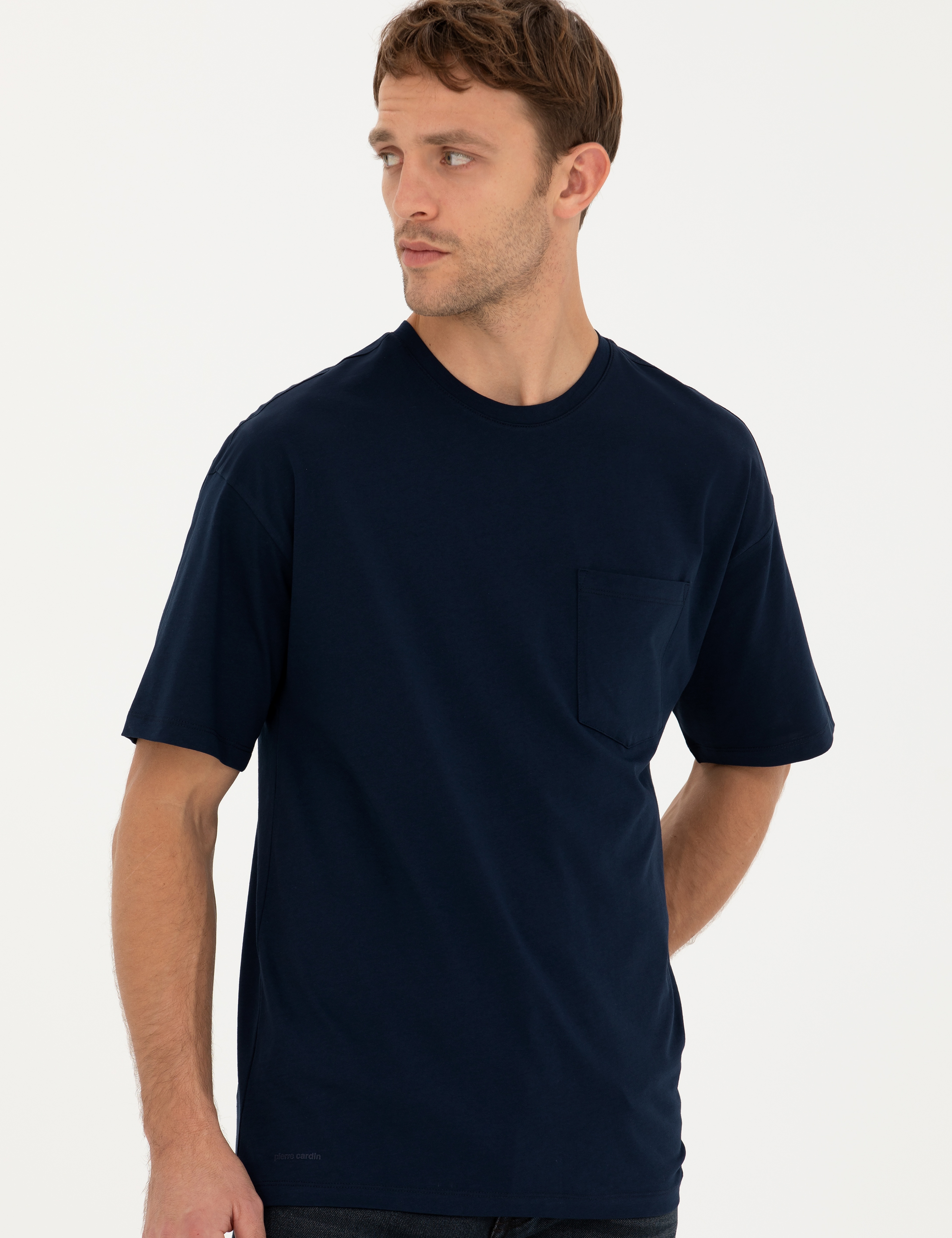 Lacivert Comfort Fit Tişört - Image 3