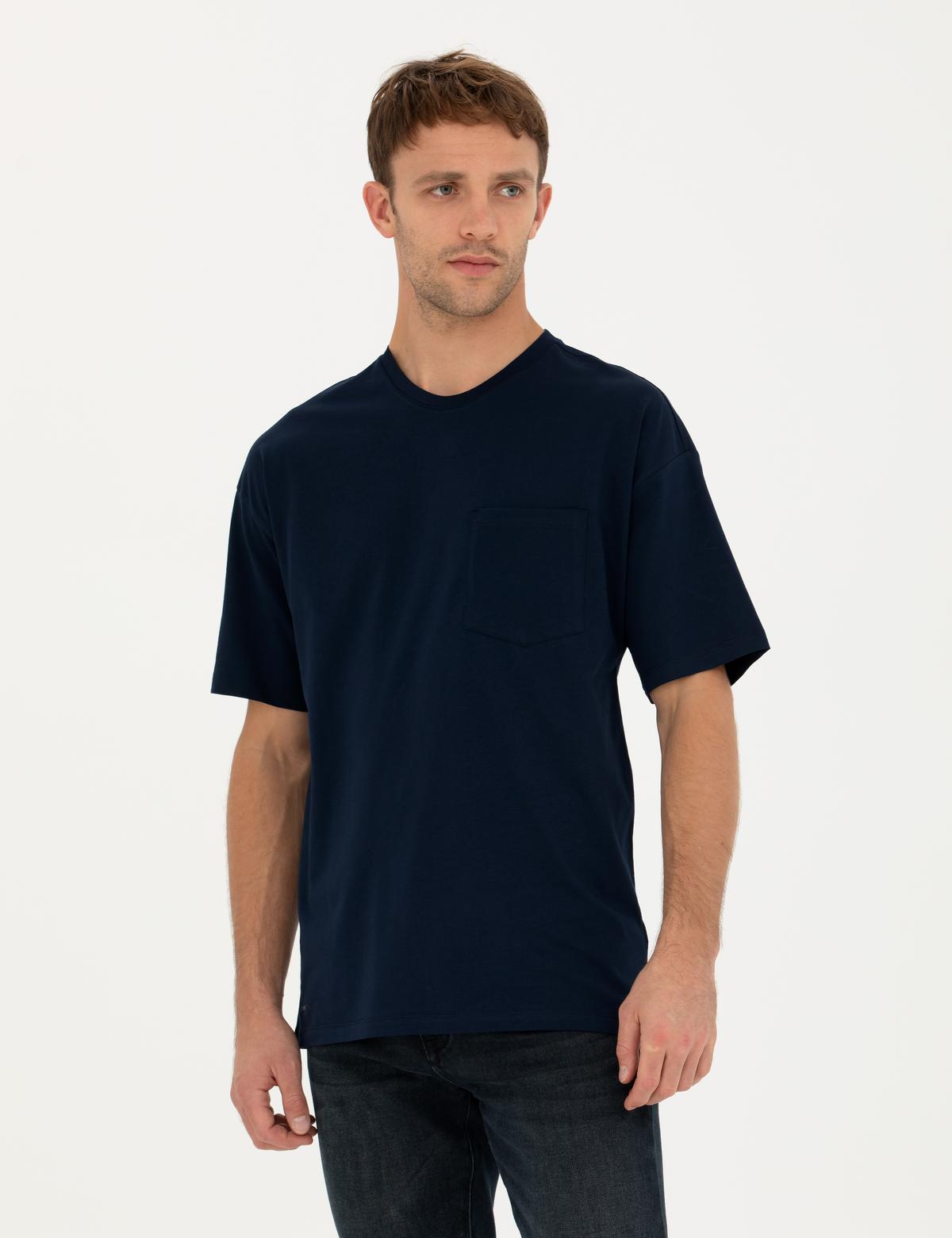 Lacivert Comfort Fit Tişört