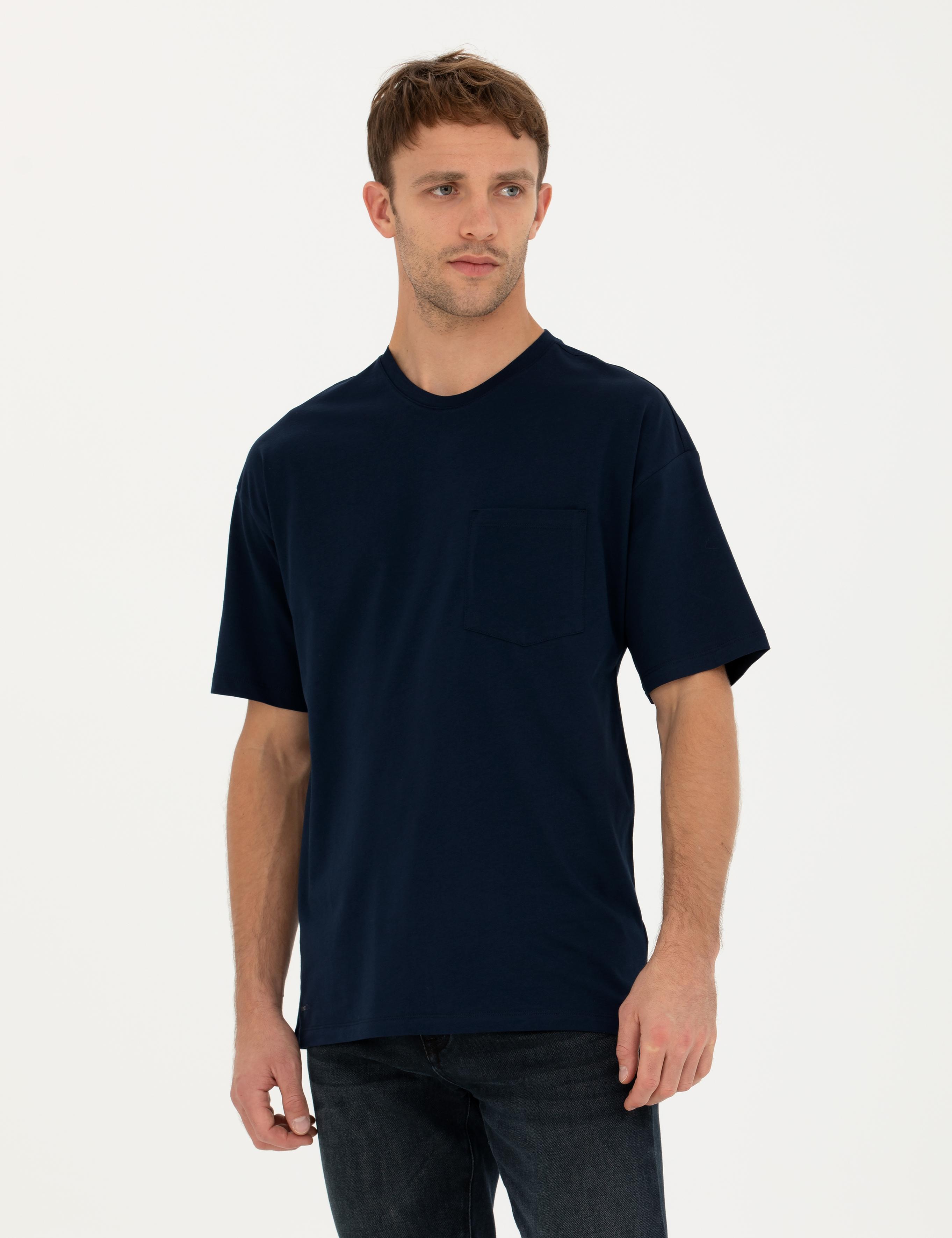 Lacivert Comfort Fit Tişört