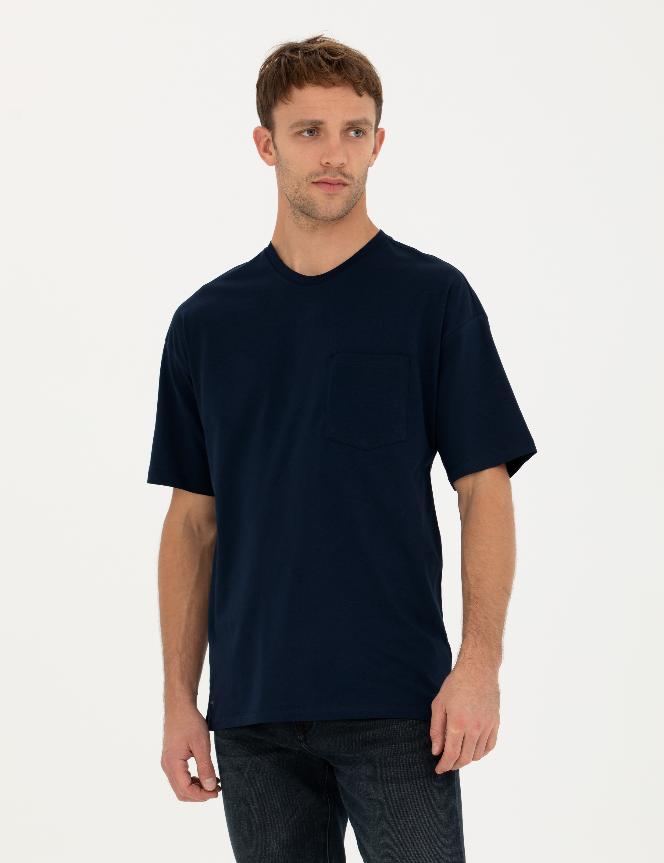 Lacivert Comfort Fit Tişört