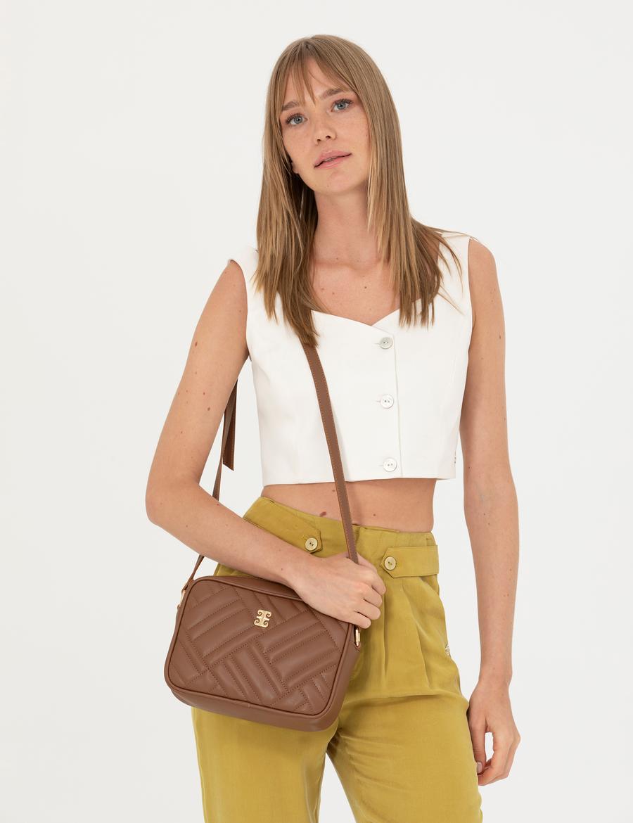 Kahverengi Çapraz Çanta