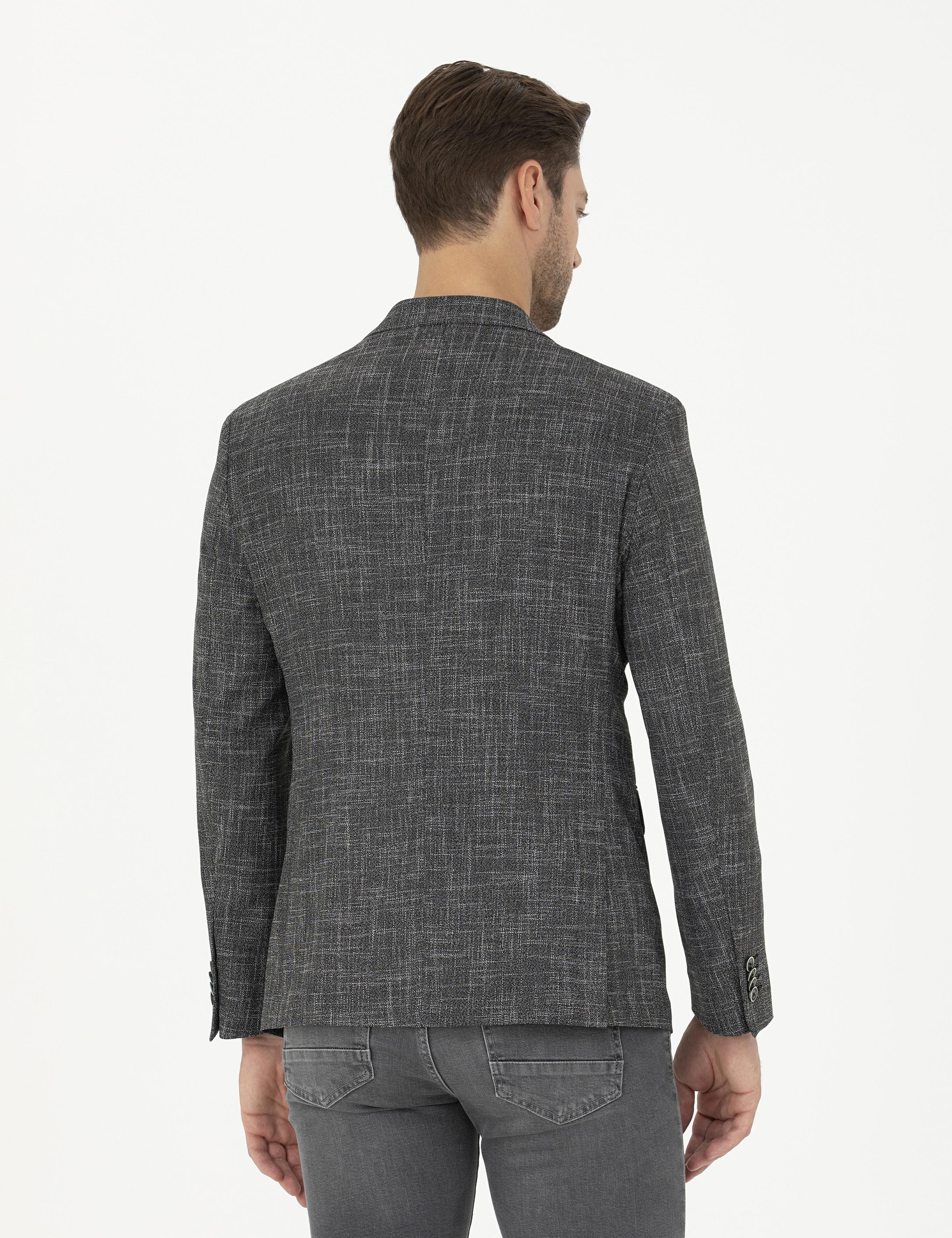 Siyah Slim Fit Ceket