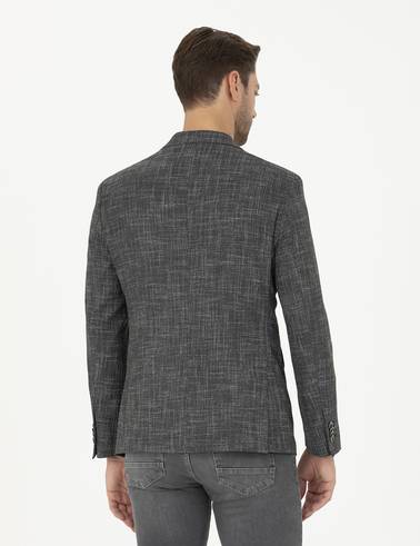 Siyah Slim Fit Ceket