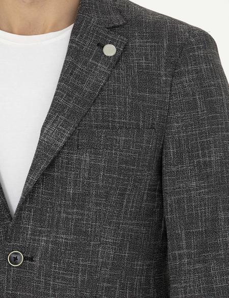 Siyah Slim Fit Ceket - 50288523017