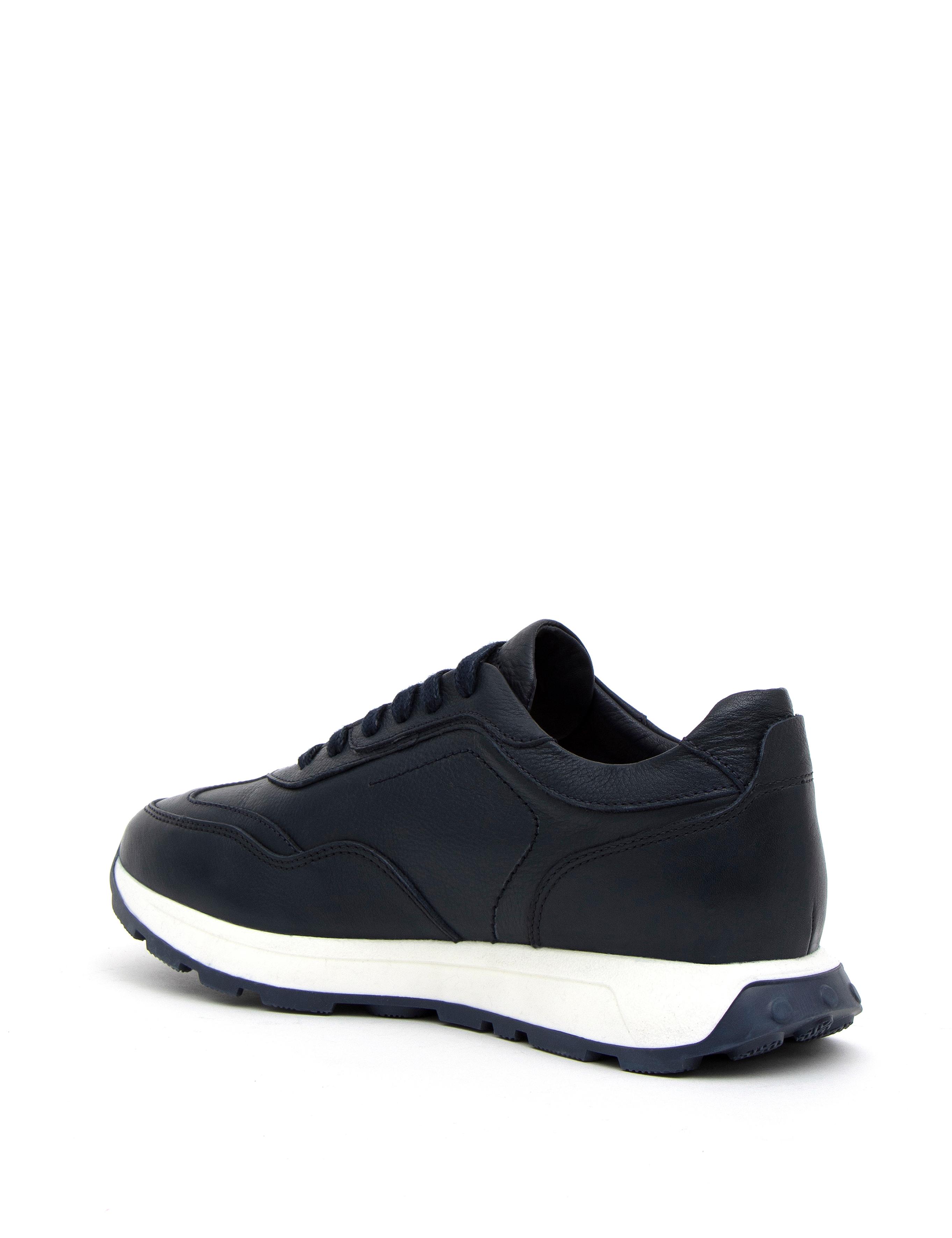 Lacivert %100 Deri Casual Ayakkabı