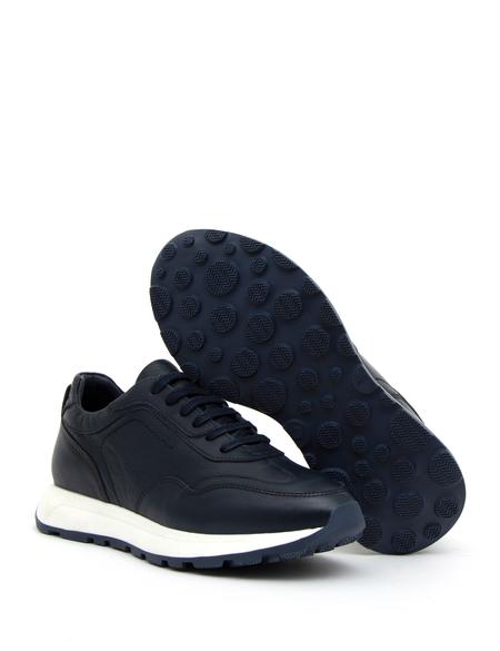 Lacivert %100 Deri Casual Ayakkabı - 50278662019