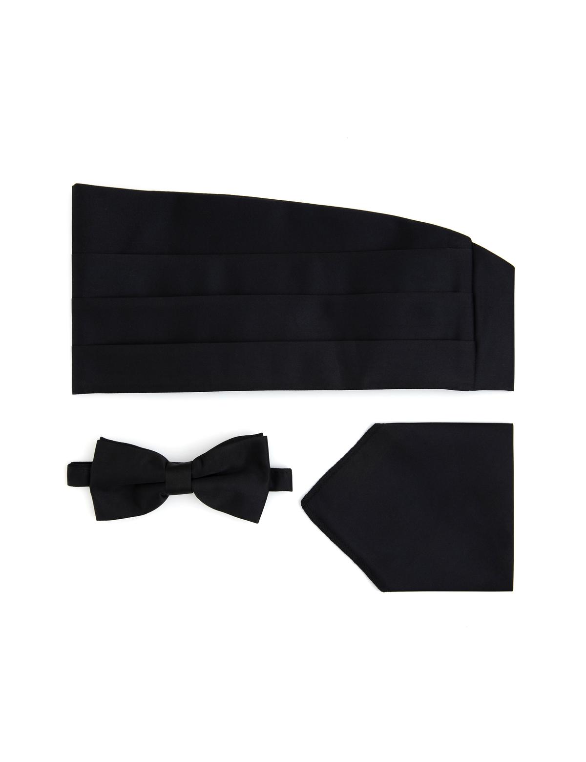 Siyah Papyon & Kuşak Seti