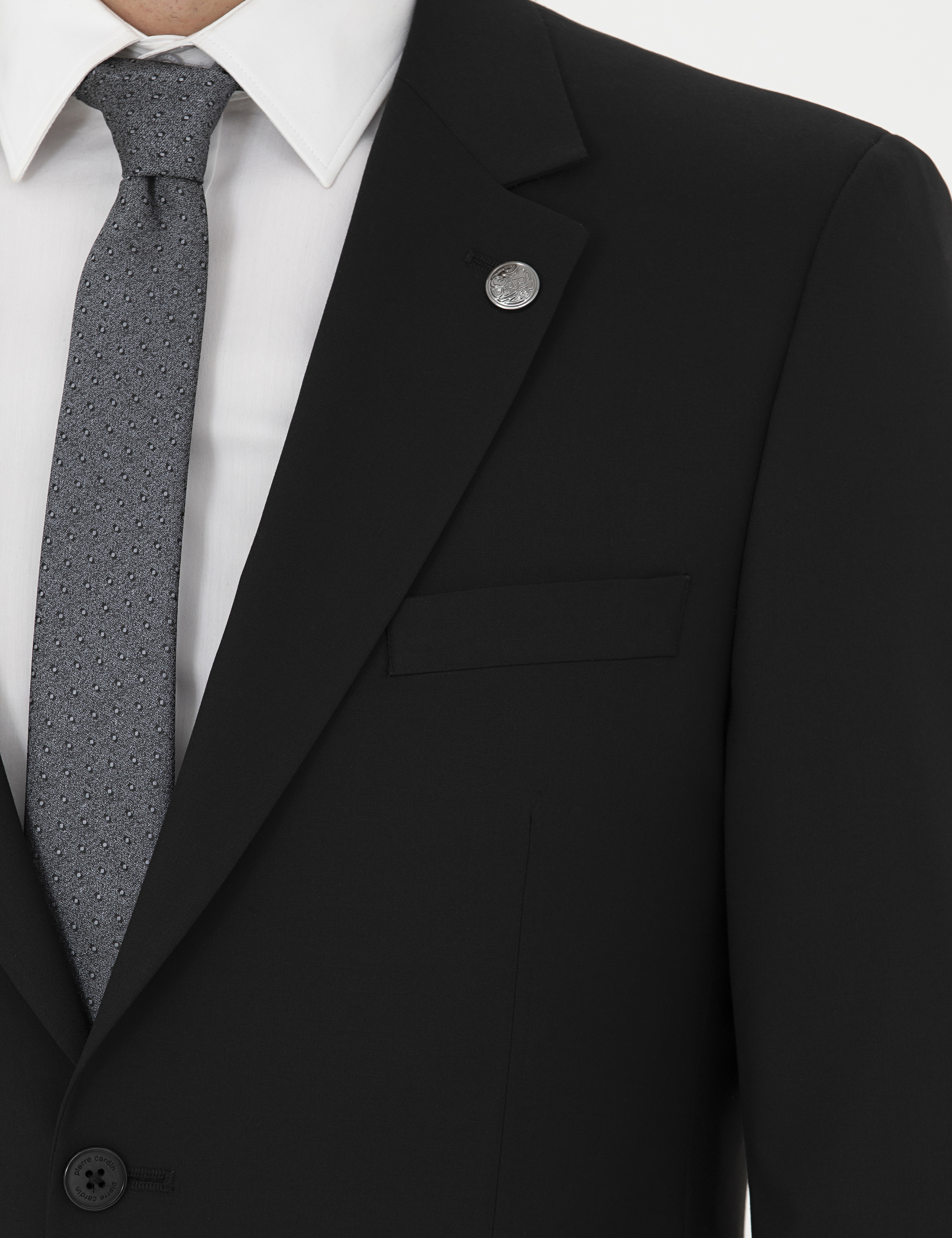Siyah Slim Fit Takım Elbise - Image 7