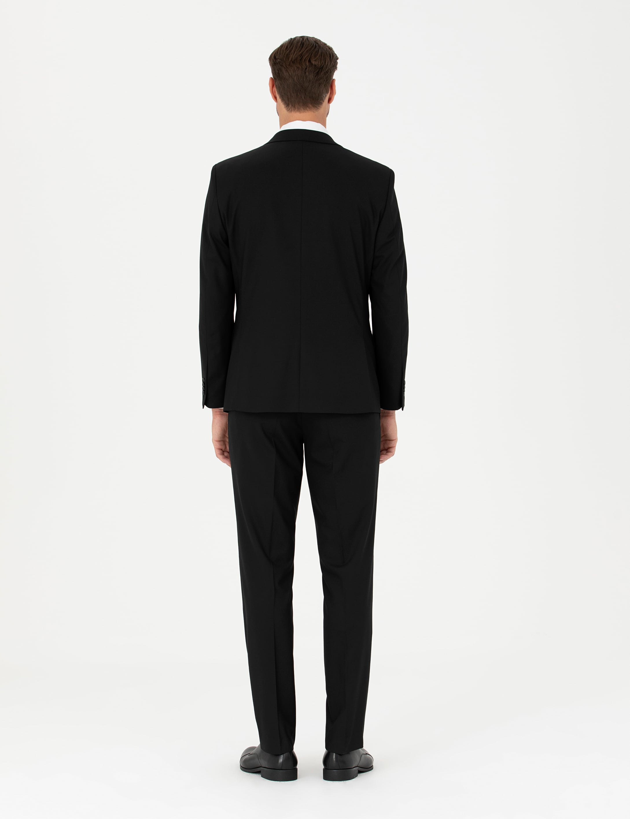 Siyah Slim Fit Takım Elbise - Image 5