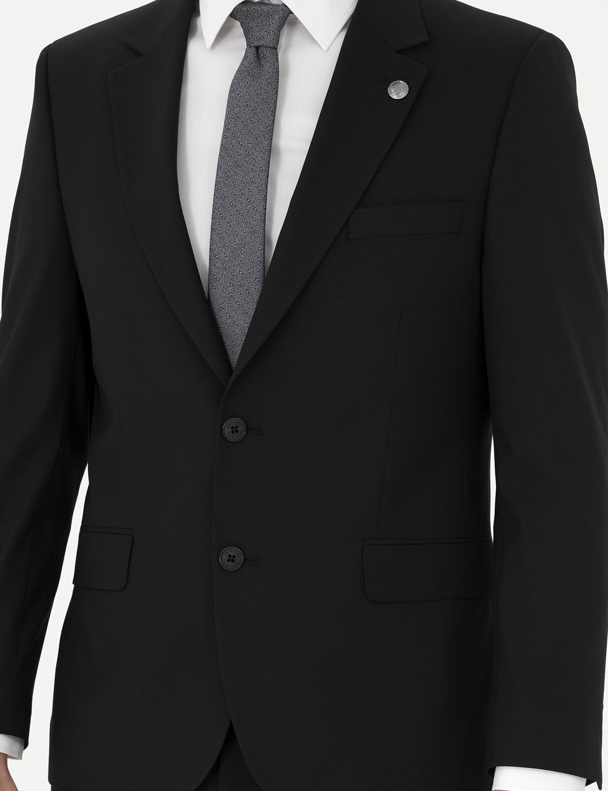 Siyah Slim Fit Takım Elbise - 50291438014