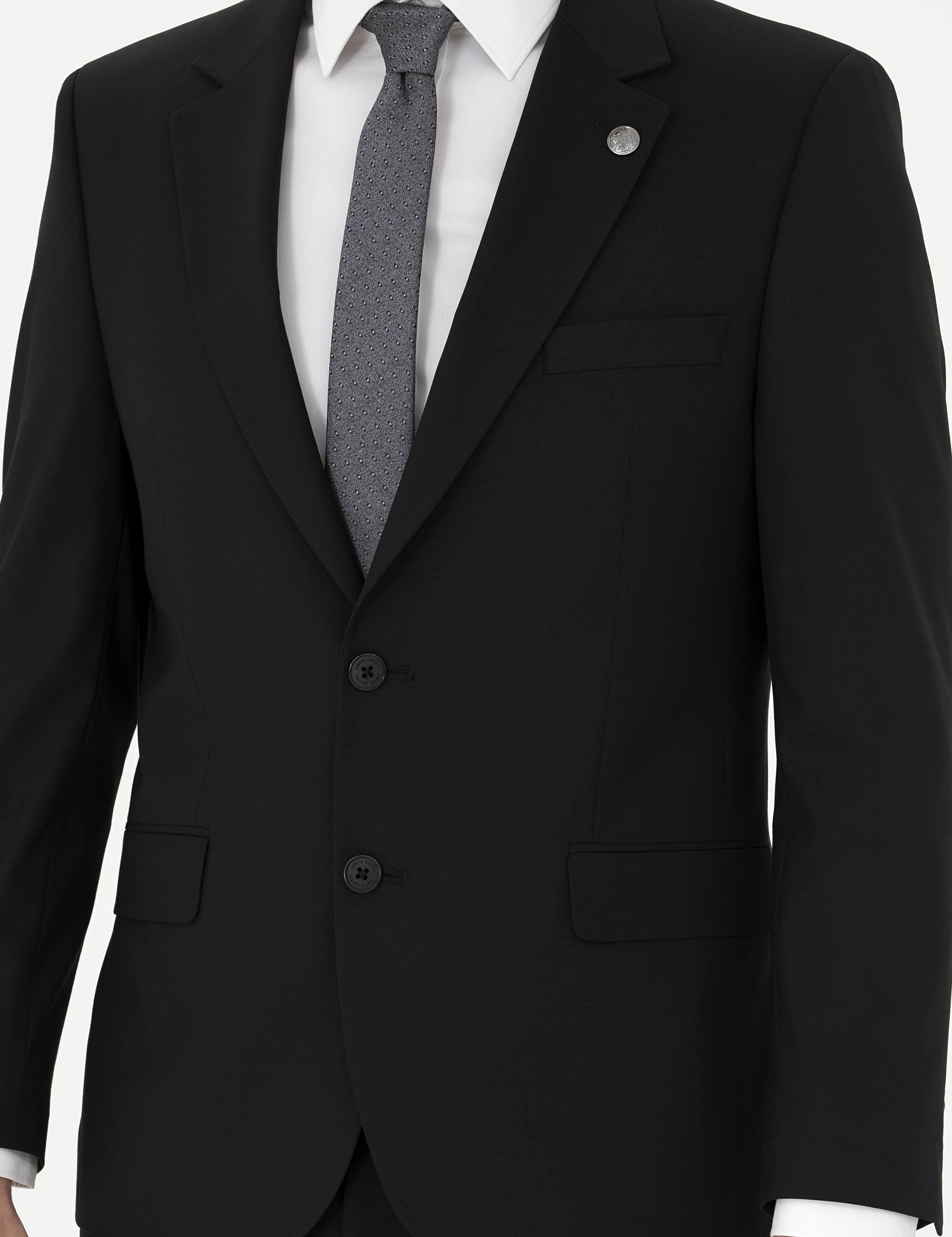 Siyah Slim Fit Takım Elbise