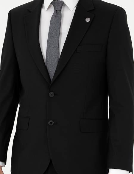 Siyah Slim Fit Takım Elbise - 50291438014