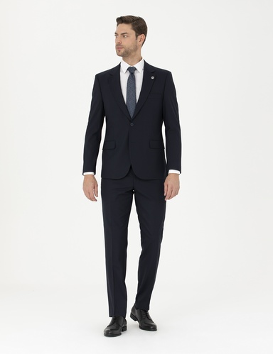 Lacivert Slim Fit Takım Elbise