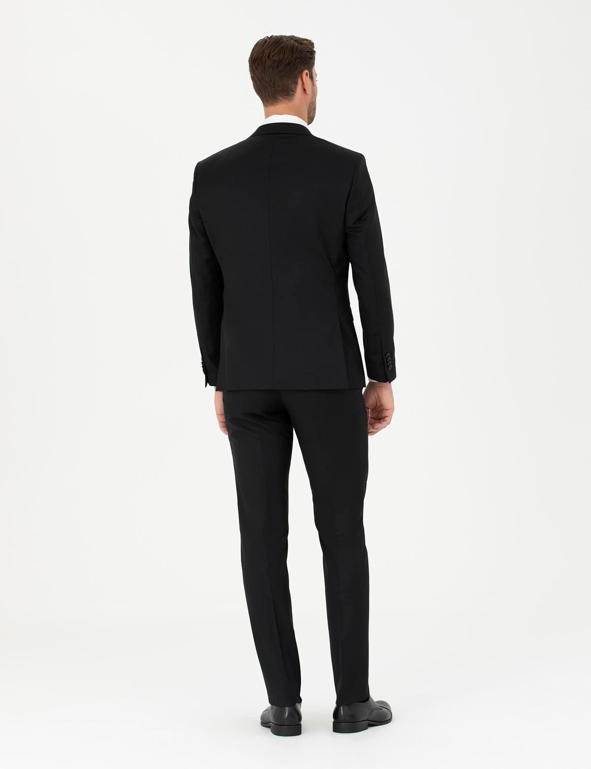 Siyah Slim Fit Takım Elbise - 50291629026