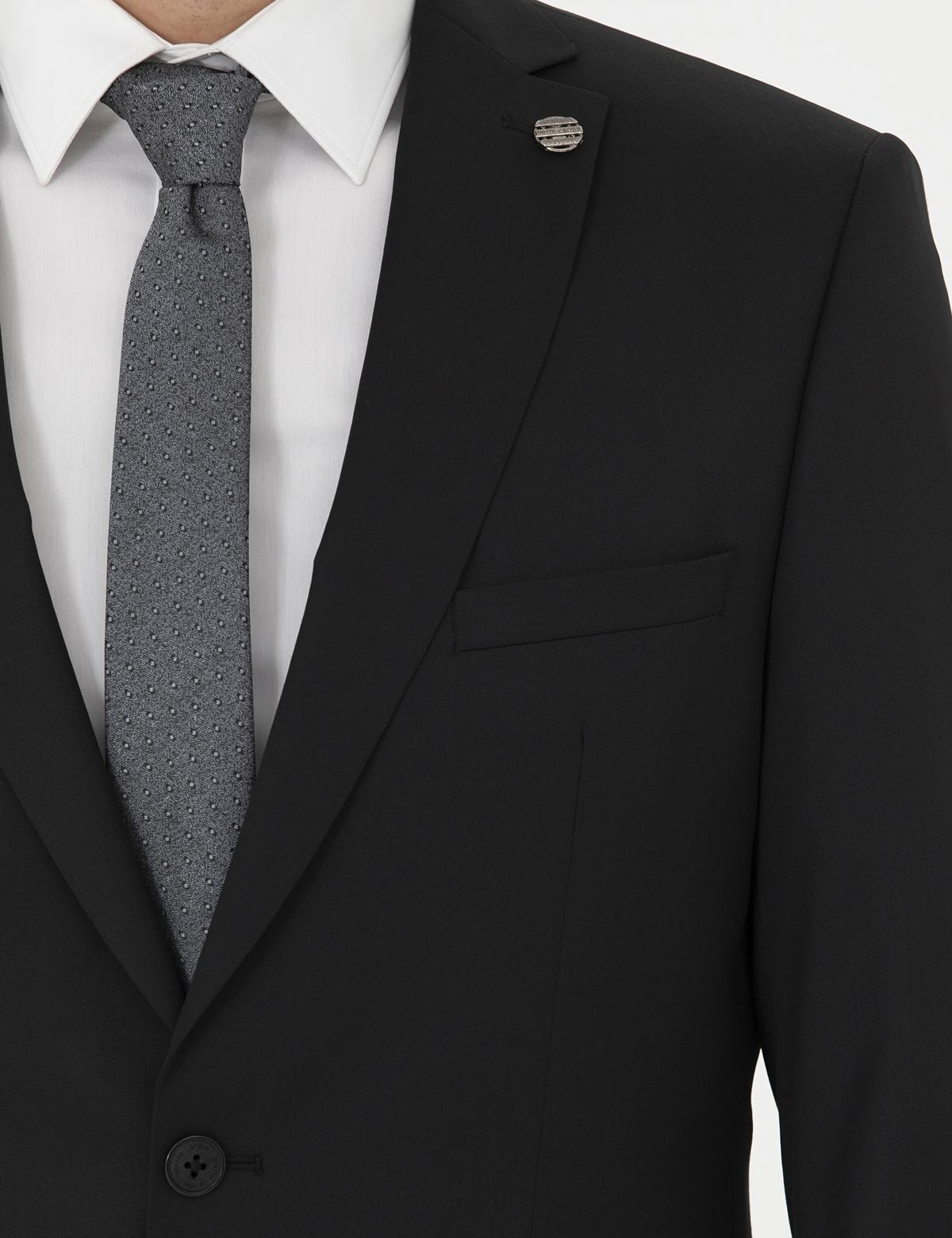 Siyah Slim Fit Takım Elbise - 50291629026