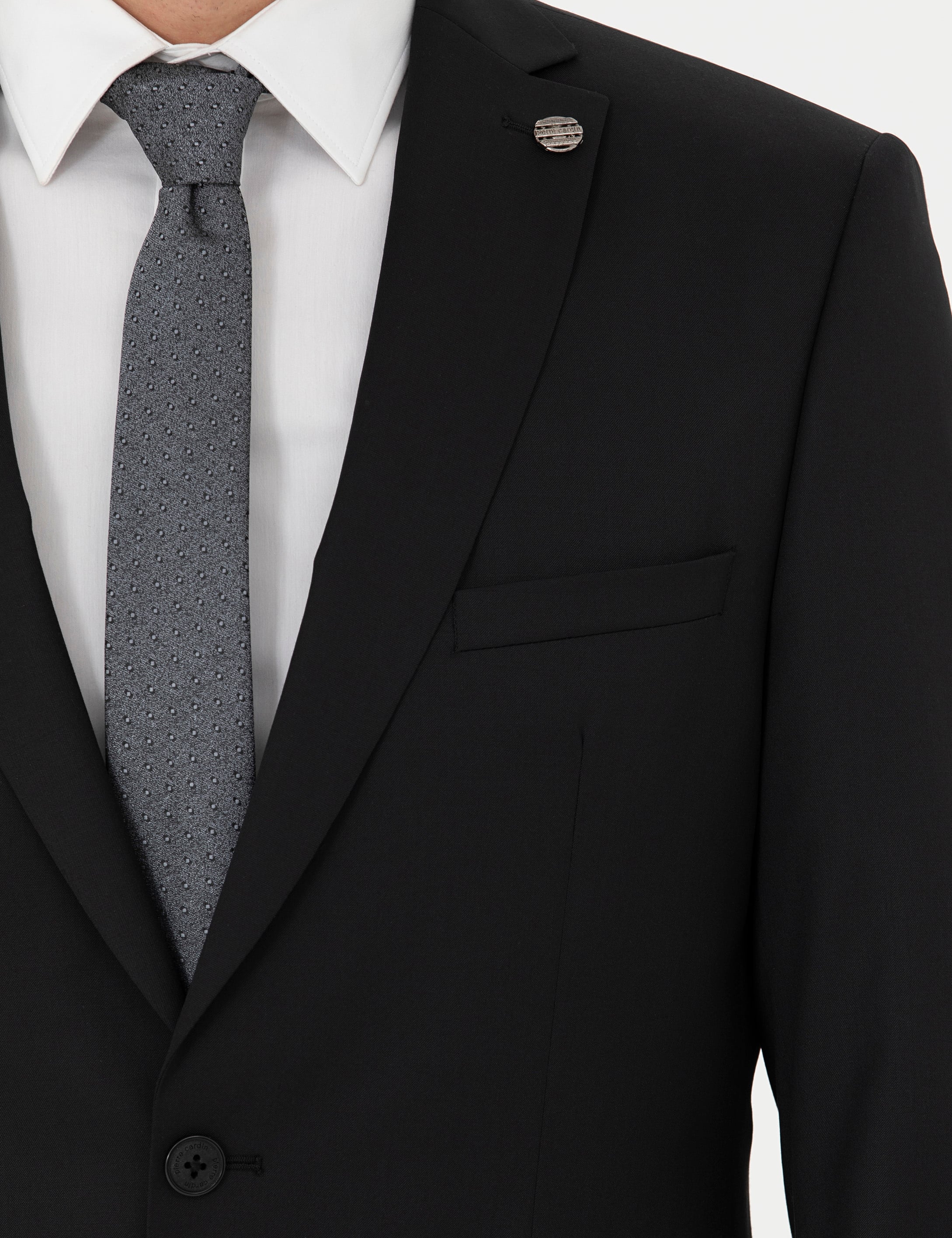 Siyah Slim Fit Takım Elbise - Image 7