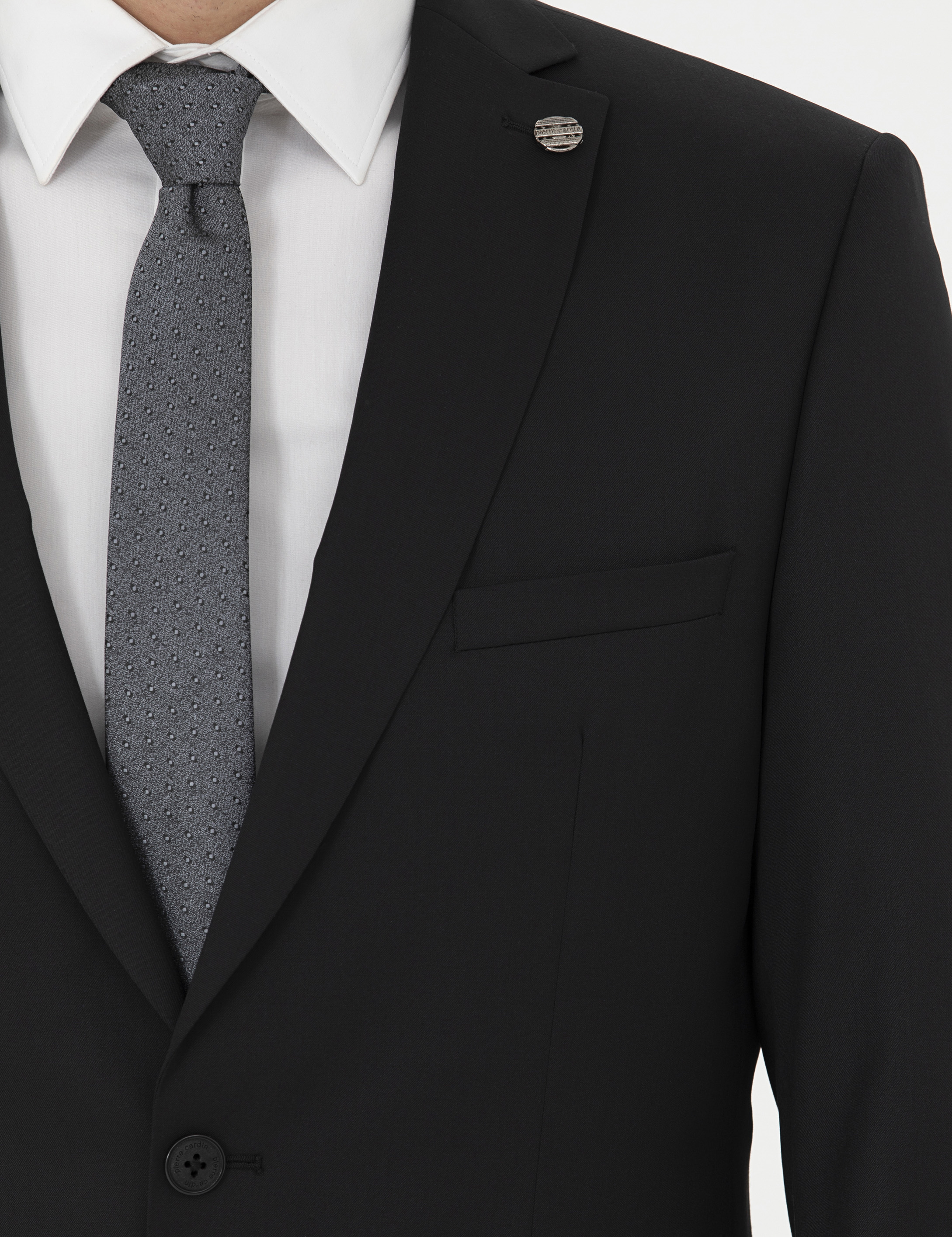 Siyah Slim Fit Takım Elbise