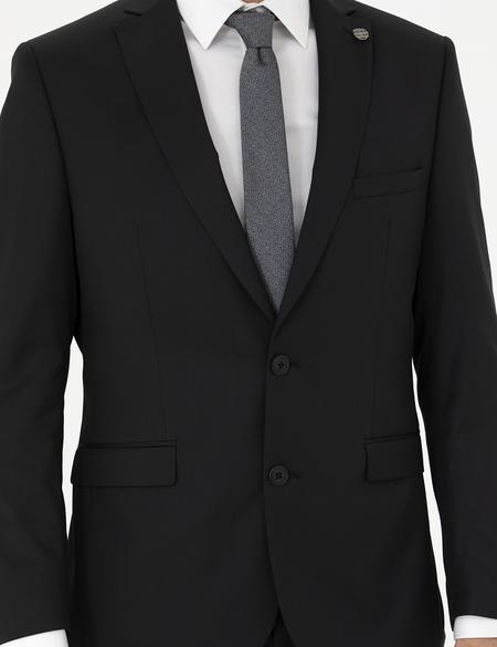 Siyah Slim Fit Takım Elbise - 50291629026