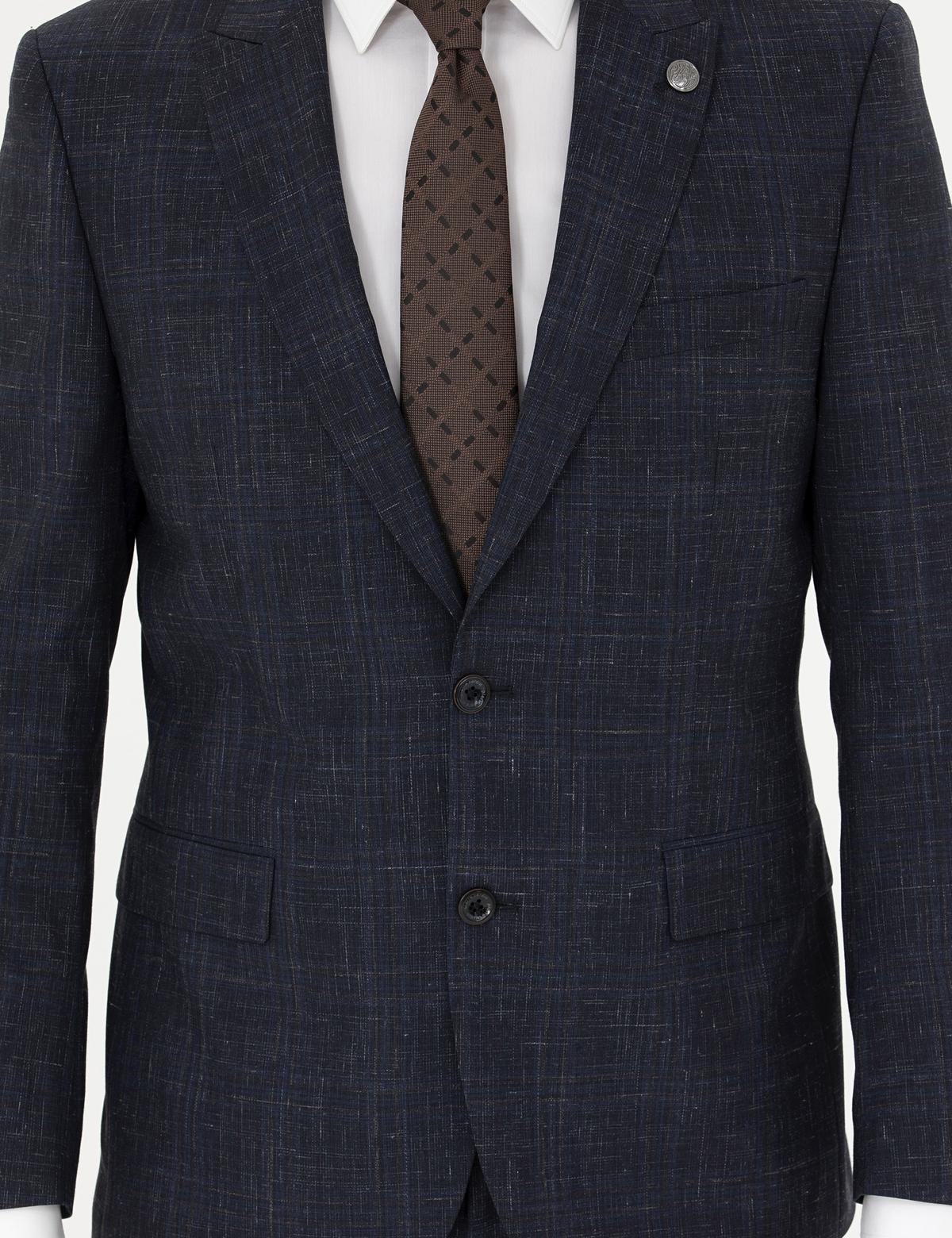 Lacivert Slim Fit Takım Elbise - 50285327026