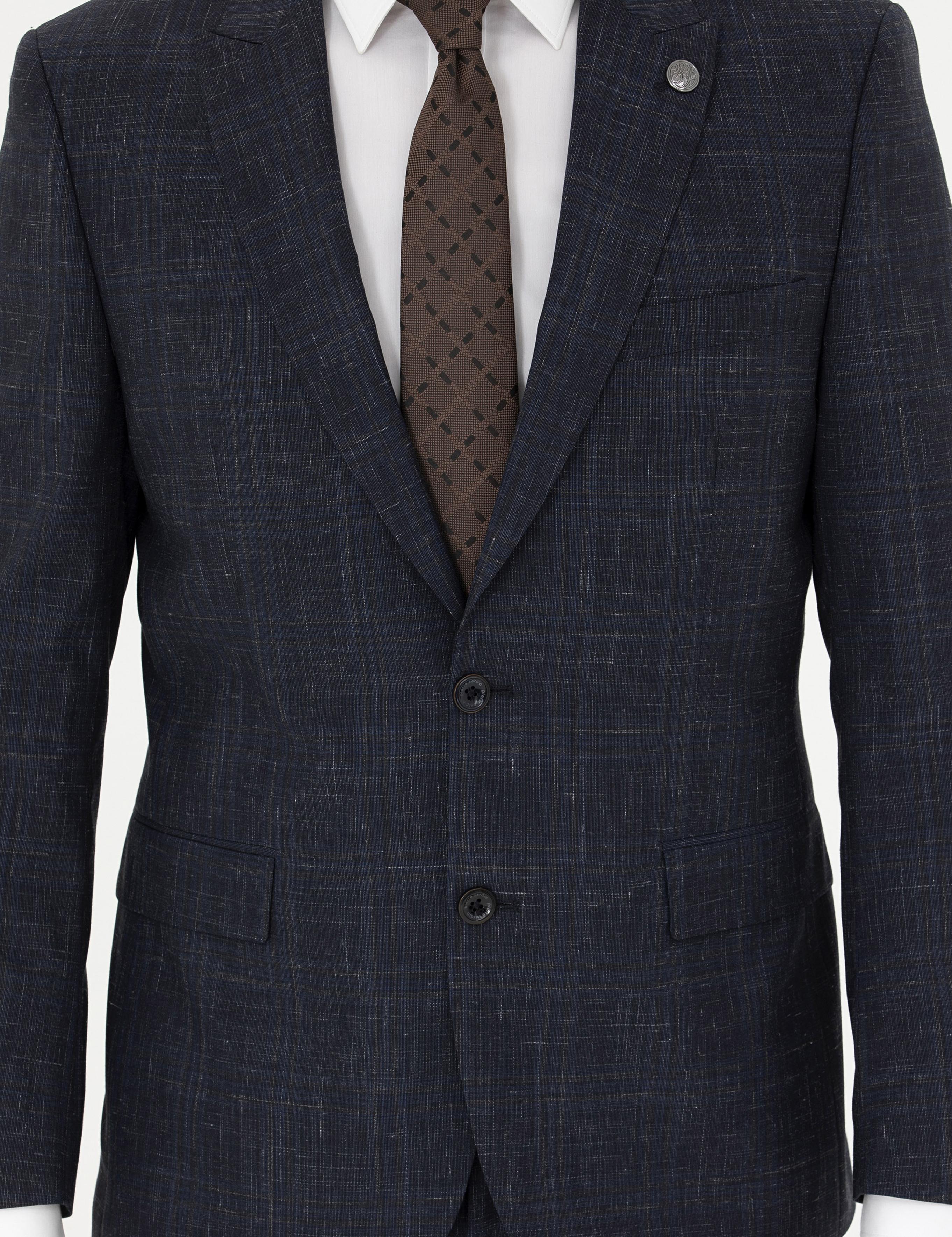 Lacivert Slim Fit Takım Elbise