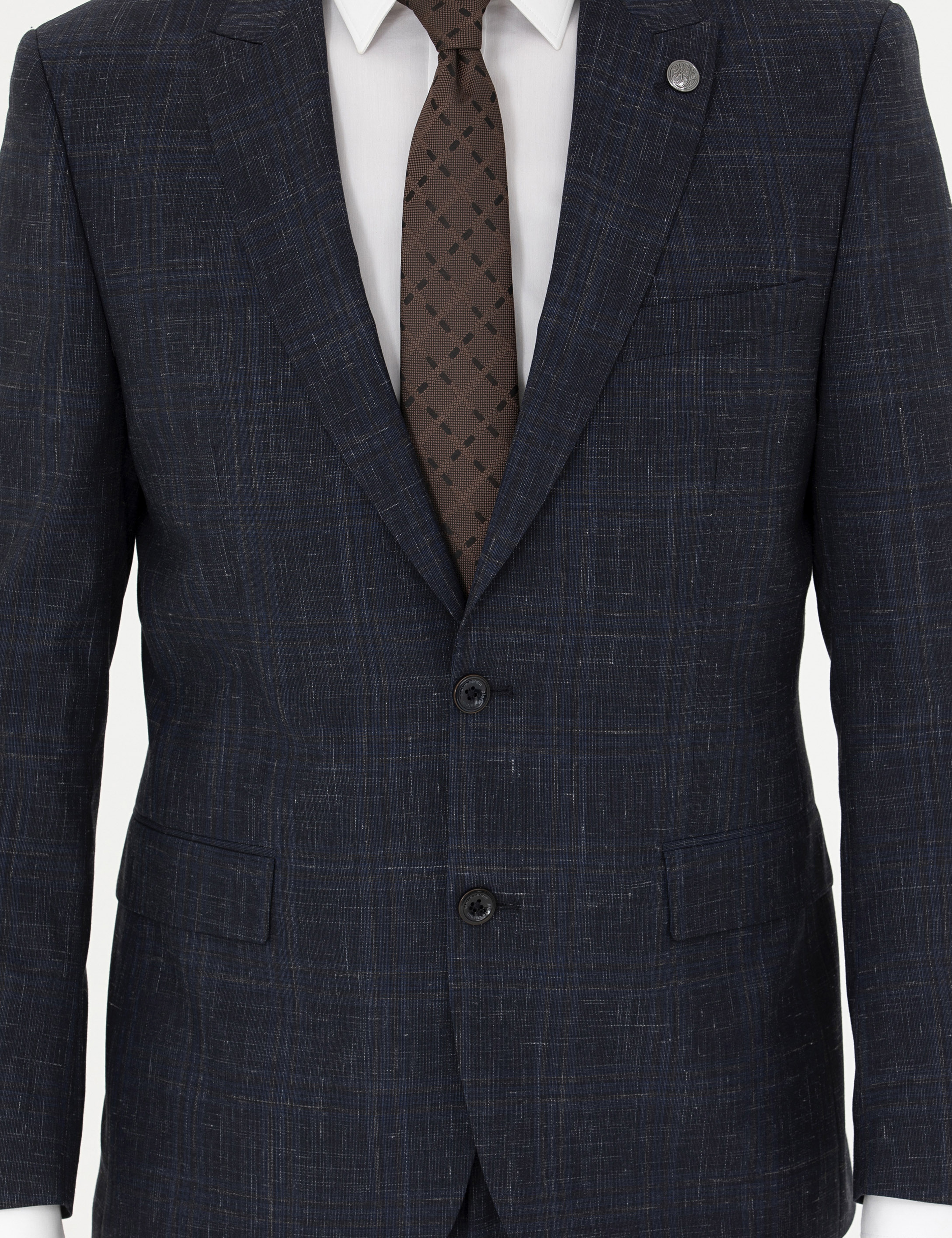 Lacivert Slim Fit Takım Elbise