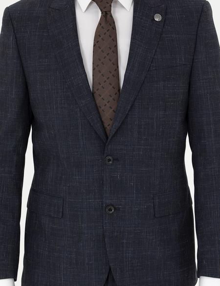 Lacivert Slim Fit Takım Elbise - 50285327026